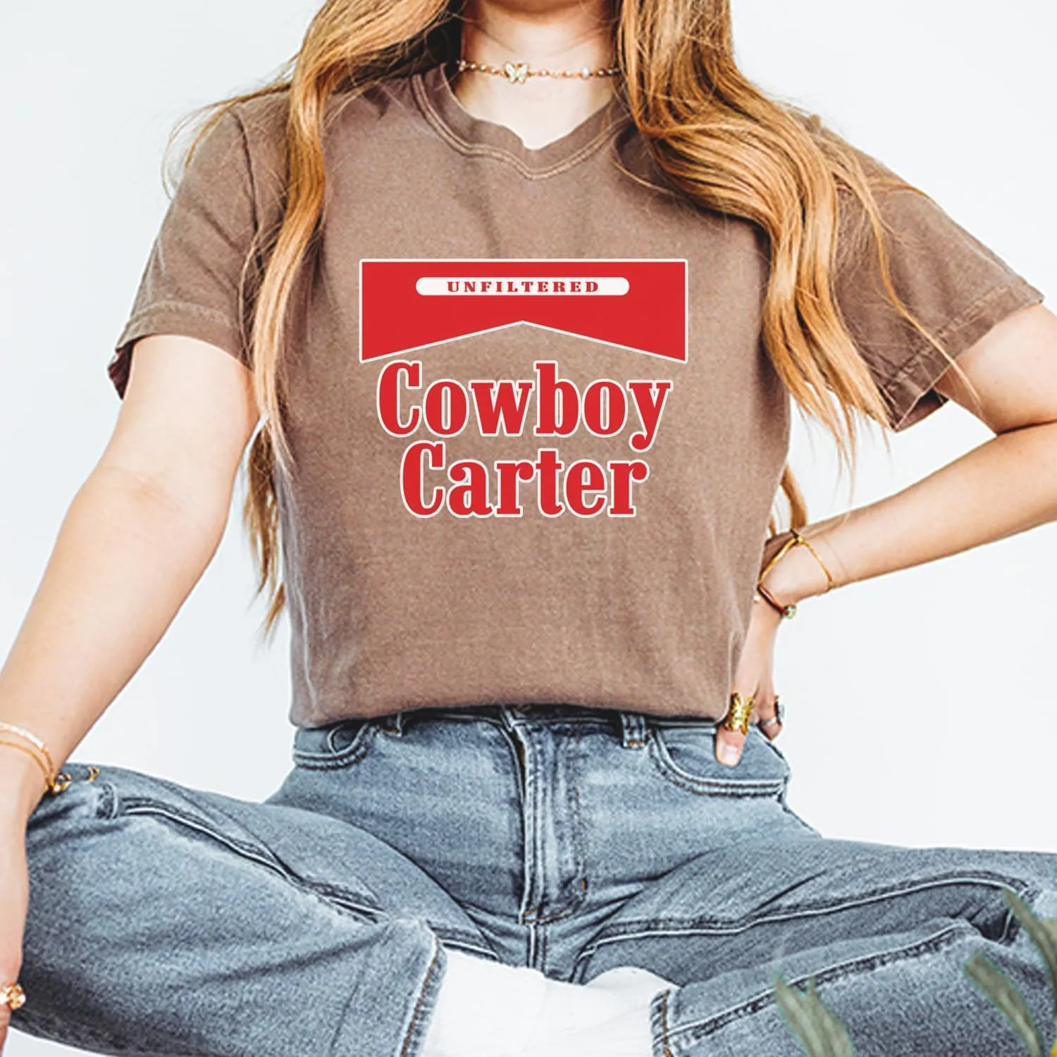 Cowboy Karter Country Act Two Unisex T-Shirt, Vintage Soft, Garment Dyed, Relaxed Fit