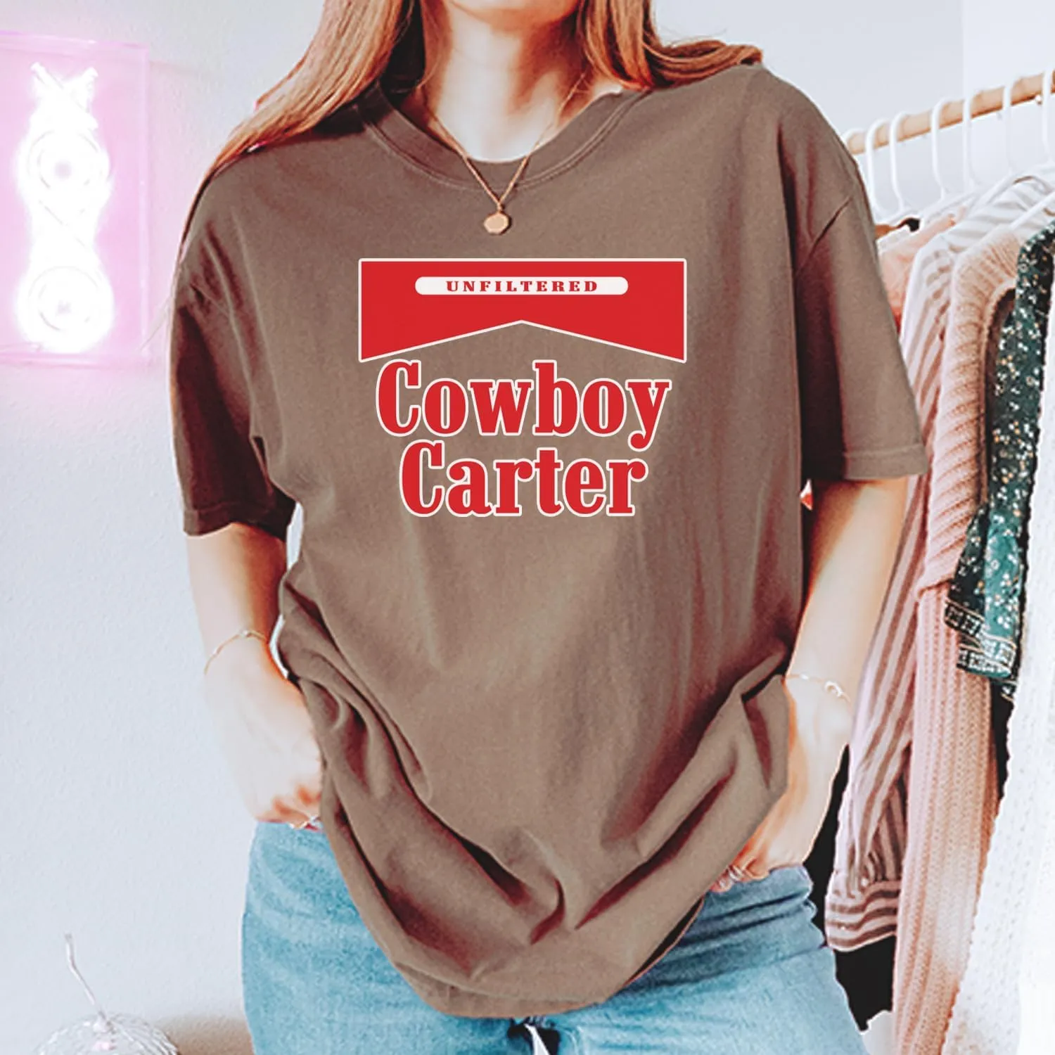Cowboy Karter Country Act Two Unisex T-Shirt, Vintage Soft, Garment Dyed, Relaxed Fit