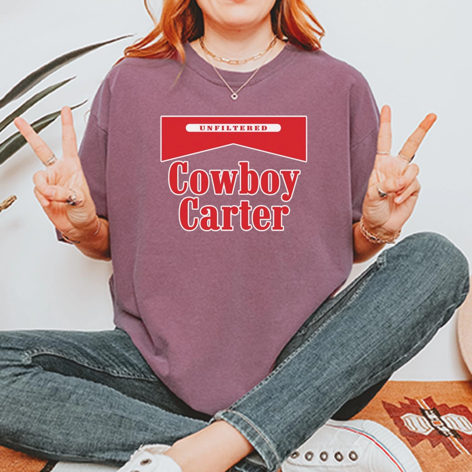Cowboy Karter Country Act Two Unisex T-Shirt, Vintage Soft, Garment Dyed, Relaxed Fit