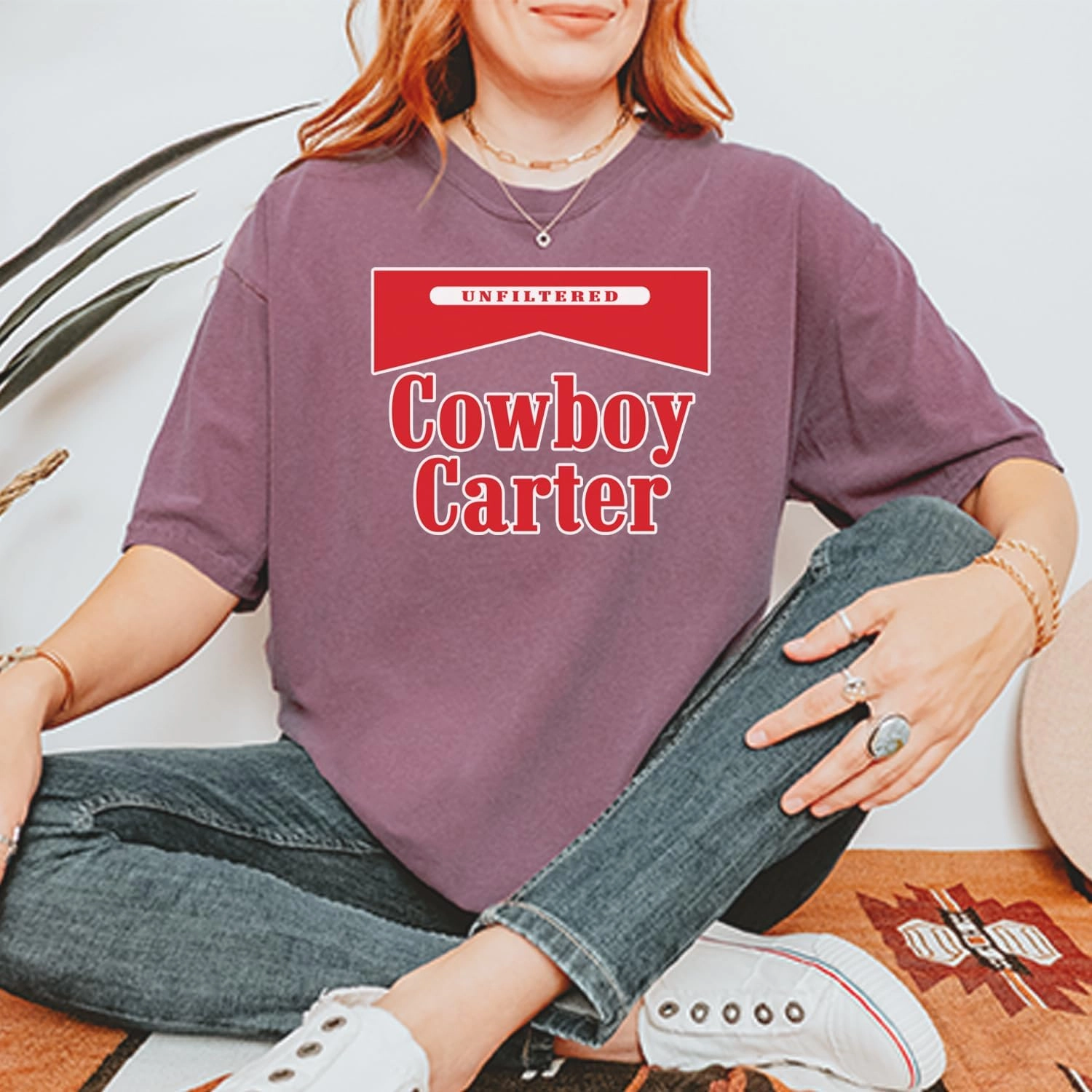 Cowboy Karter Country Act Two Unisex T-Shirt, Vintage Soft, Garment Dyed, Relaxed Fit