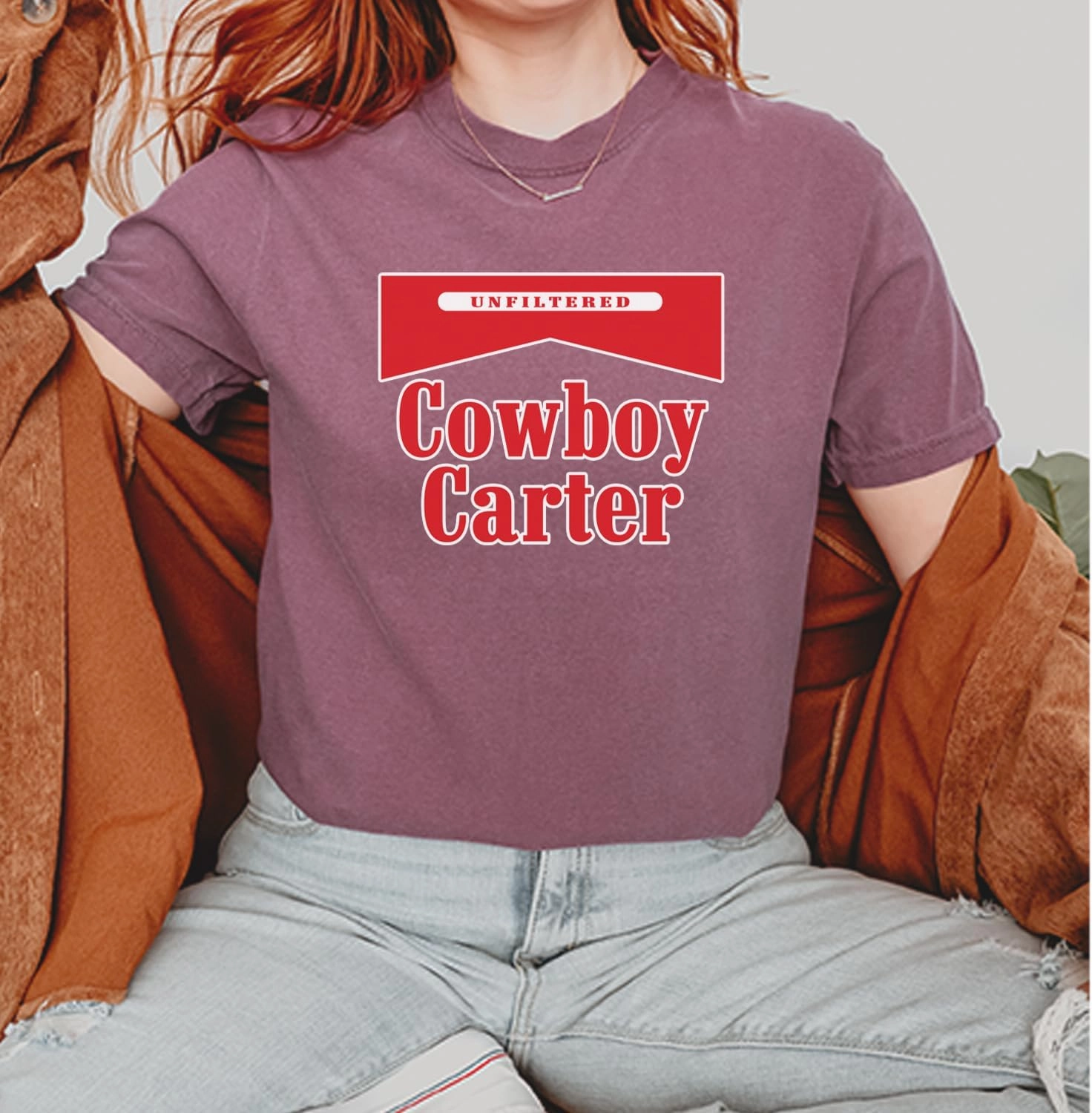 Cowboy Karter Country Act Two Unisex T-Shirt, Vintage Soft, Garment Dyed, Relaxed Fit