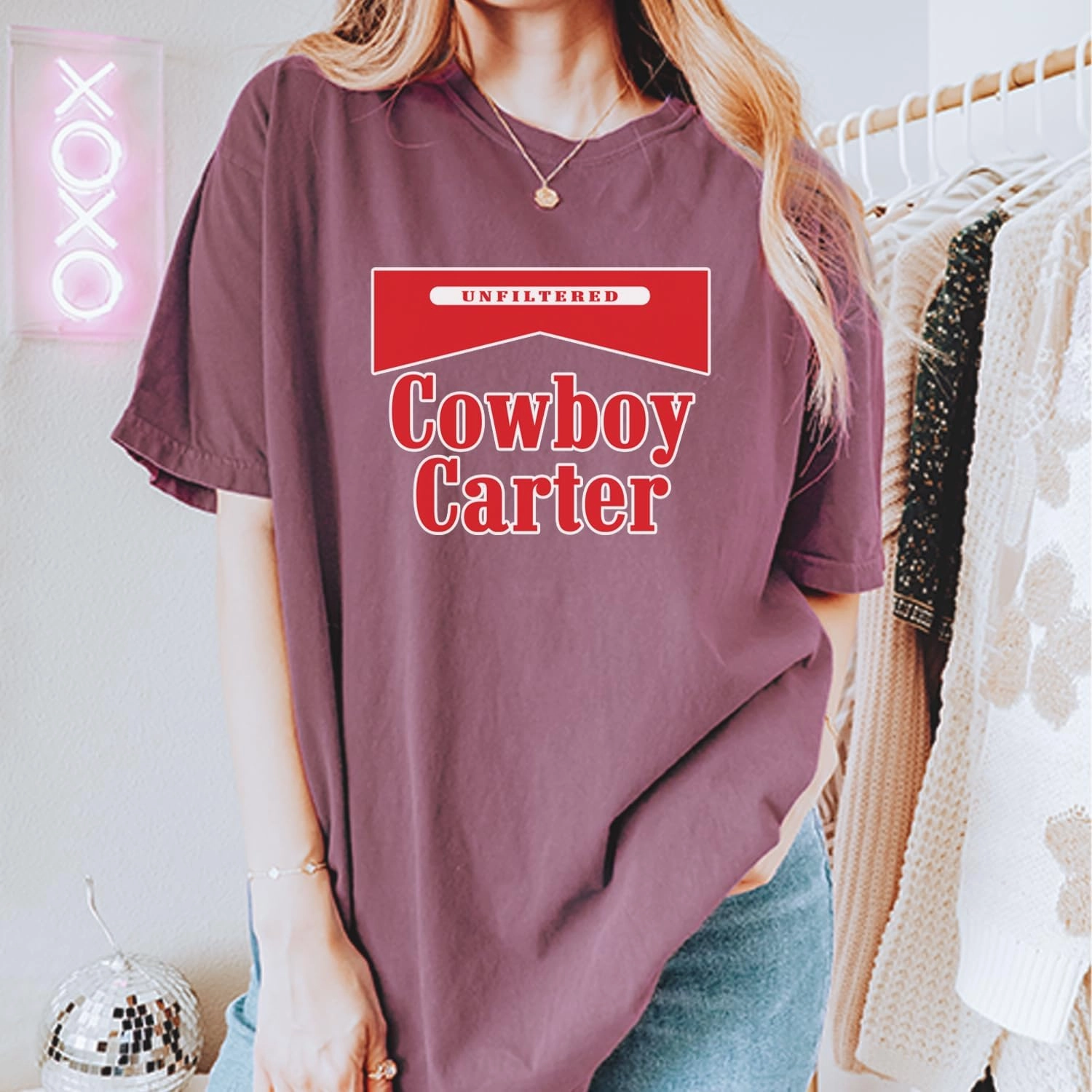 Cowboy Karter Country Act Two Unisex T-Shirt, Vintage Soft, Garment Dyed, Relaxed Fit