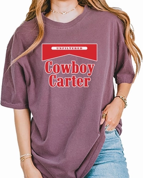 Cowboy Karter Country Act Two Unisex T-Shirt, Vintage Soft, Garment Dyed, Relaxed Fit