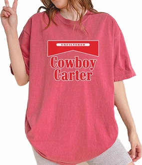 Cowboy Karter Country Act Two Unisex T-Shirt, Vintage Soft, Garment Dyed, Relaxed Fit