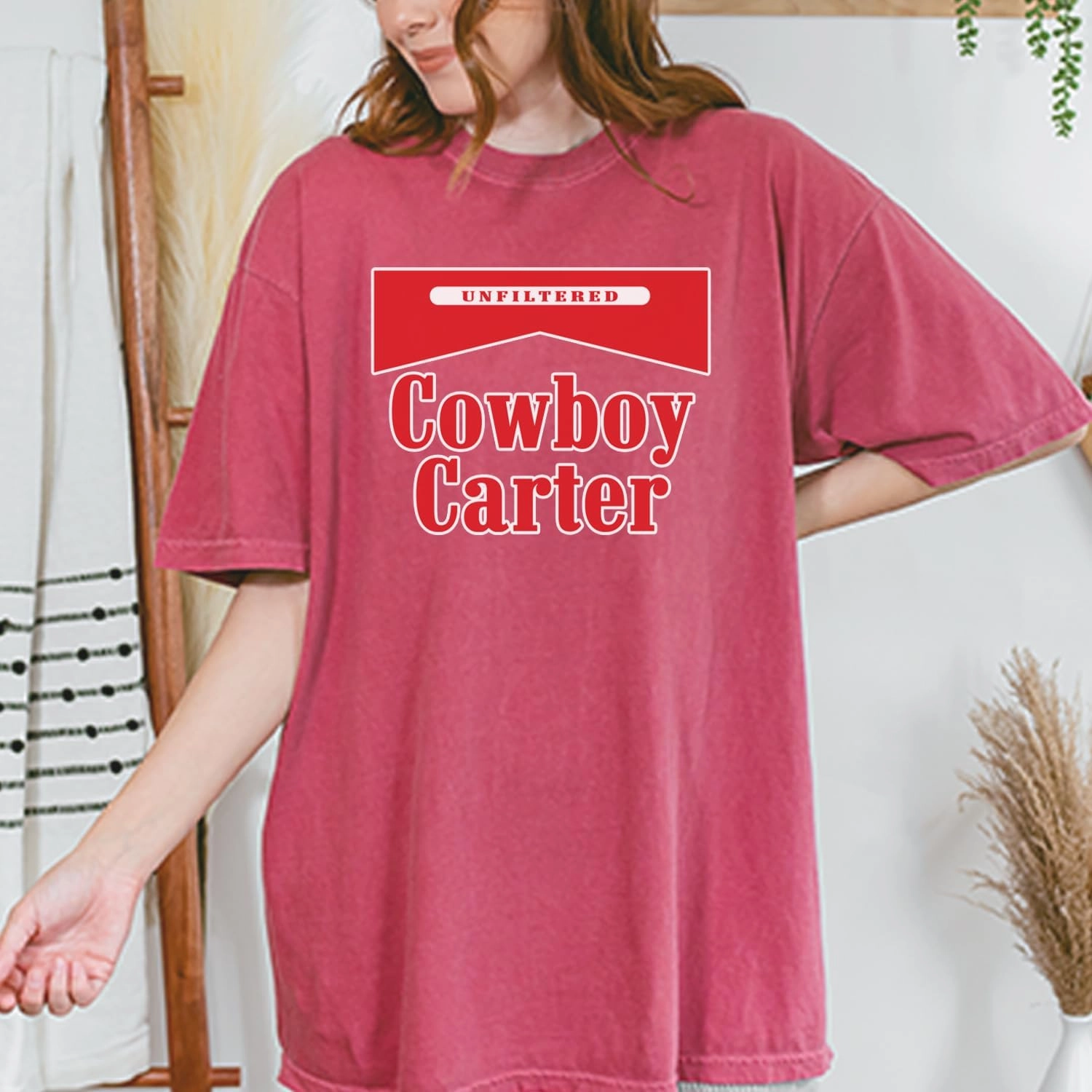 Cowboy Karter Country Act Two Unisex T-Shirt, Vintage Soft, Garment Dyed, Relaxed Fit