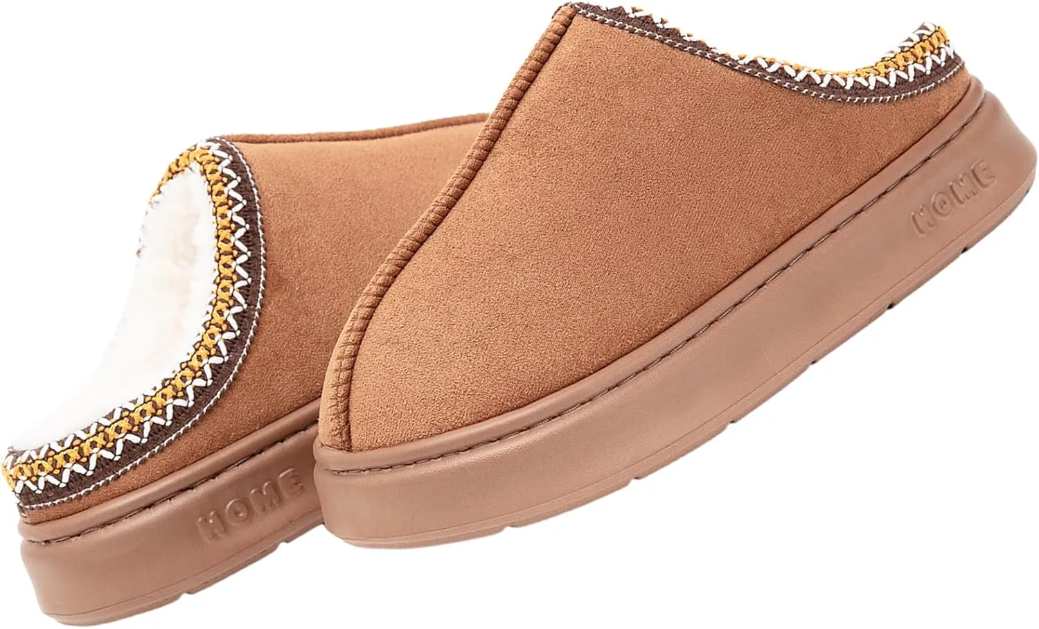Cozy Platform Fuzzy Slippers for Women and Men Short Ankle Slippers with Anti-Slip Sole Lined with Warm Furry Perfect for Indoor & Outdoor Use