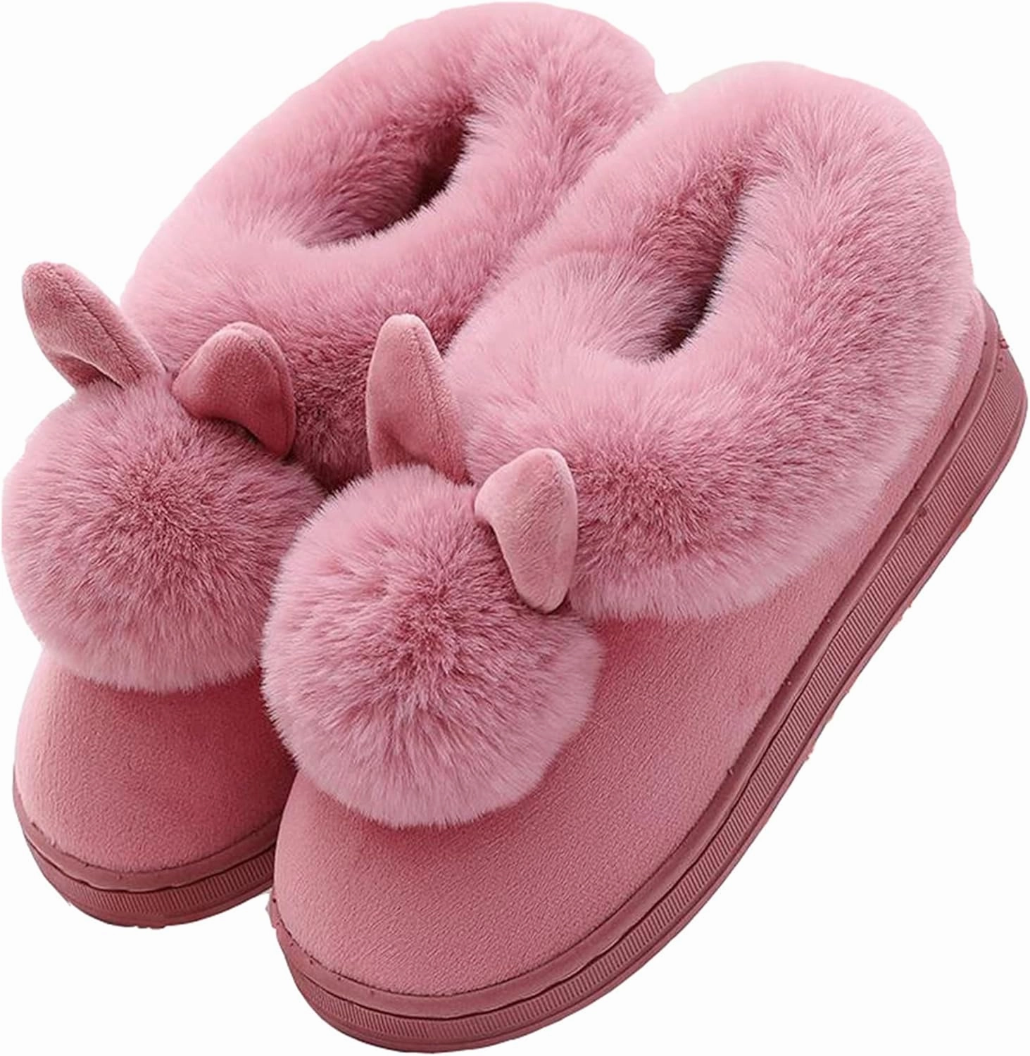 Cute rabbit slippers Cartoon animal slippers Women slippers Men slippers Winter slippers Plush slippers home shoes Warm slippers Soft comfortable