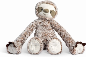 DEMDACO Heartful Hugs Sloth Brown and Tan 17.5 Inch Weighted Plush Stuffed Animal