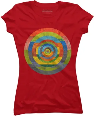 Design By Humans Junior's Full Circle by Michelle1991 T-Shirt - -