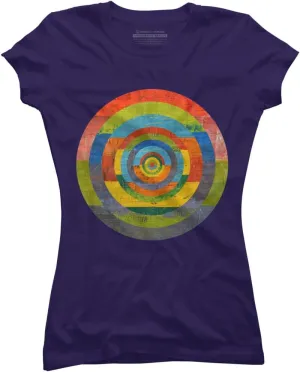 Design By Humans Junior's Full Circle by Michelle1991 T-Shirt - -