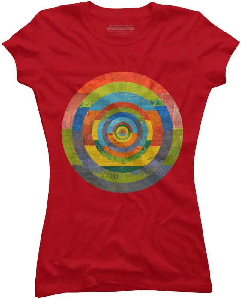Design By Humans Junior's Full Circle by Michelle1991 T-Shirt - -