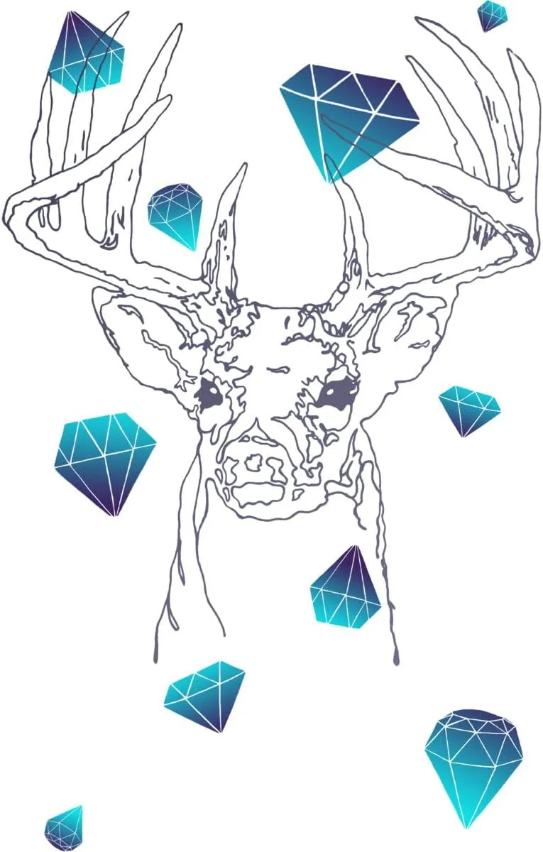 Design By Humans Men's Deers are Forever by Expo Tank Top - -
