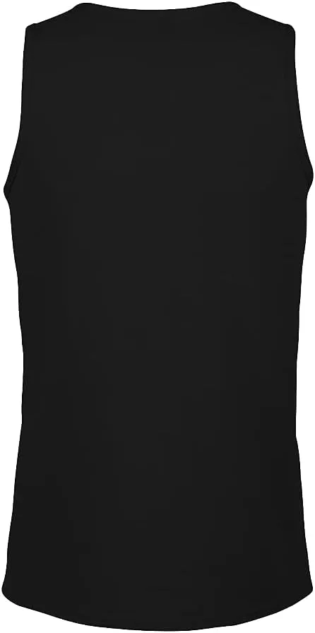 Design By Humans Men's Howling Mountain Wolf with Eagles on Sunset by Goldquills Tank Top - -