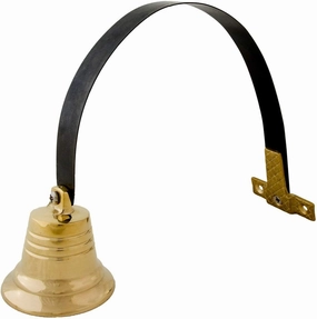 Door Chime for Business When Entering - Shopkeepers Bell for Door Opening - Door Bell for Door Opening Solid Brass Metal Door Bell for Business Entry with Black - Door Entry Chime Bell Ringer