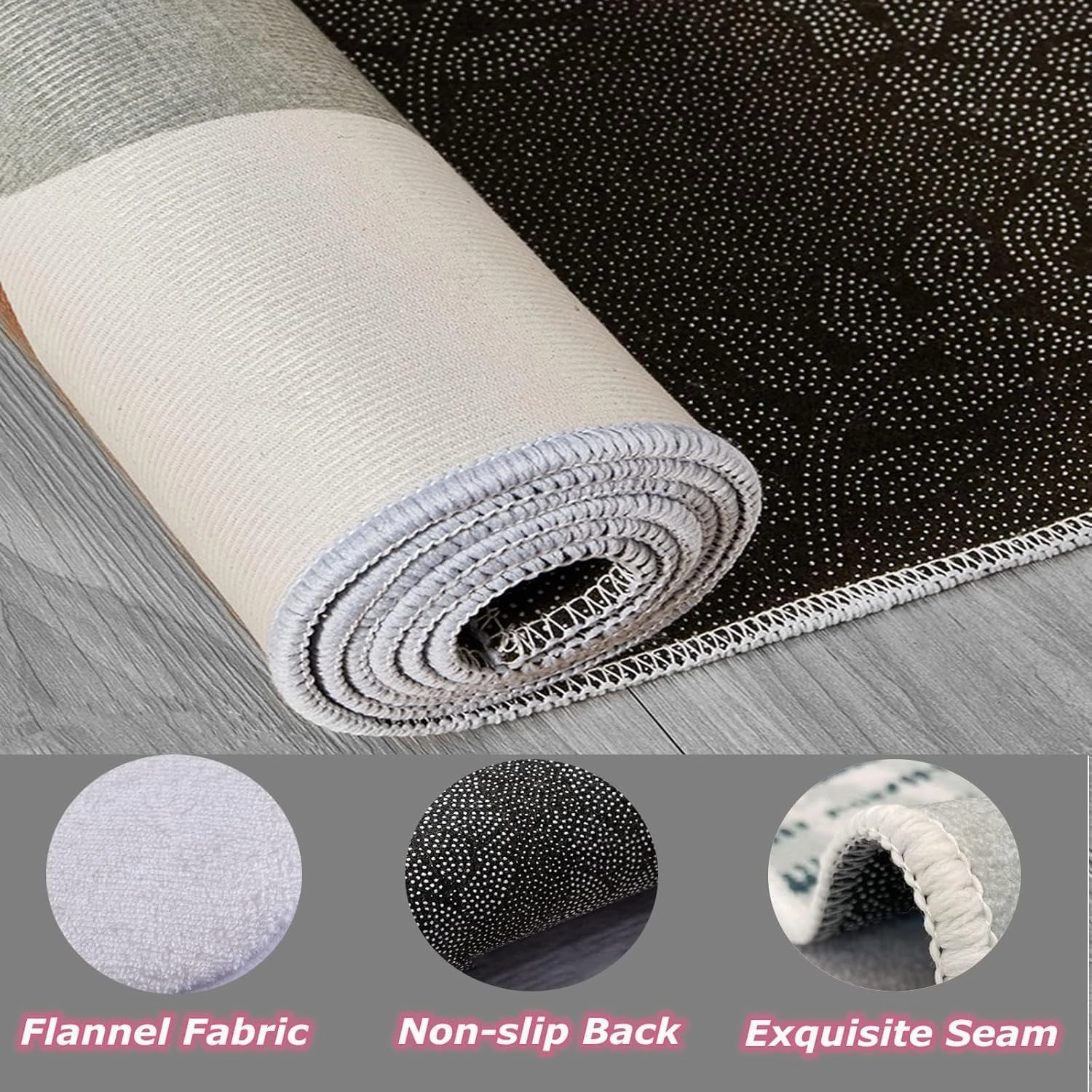 Dream Crystal Shoes Large Area Rug 6x9ft Fantasy High Heels Washable Area Rugs for Living Room Bedroom Rug Decorative Carpet, for Dining Room Dormitory Washable Rugs