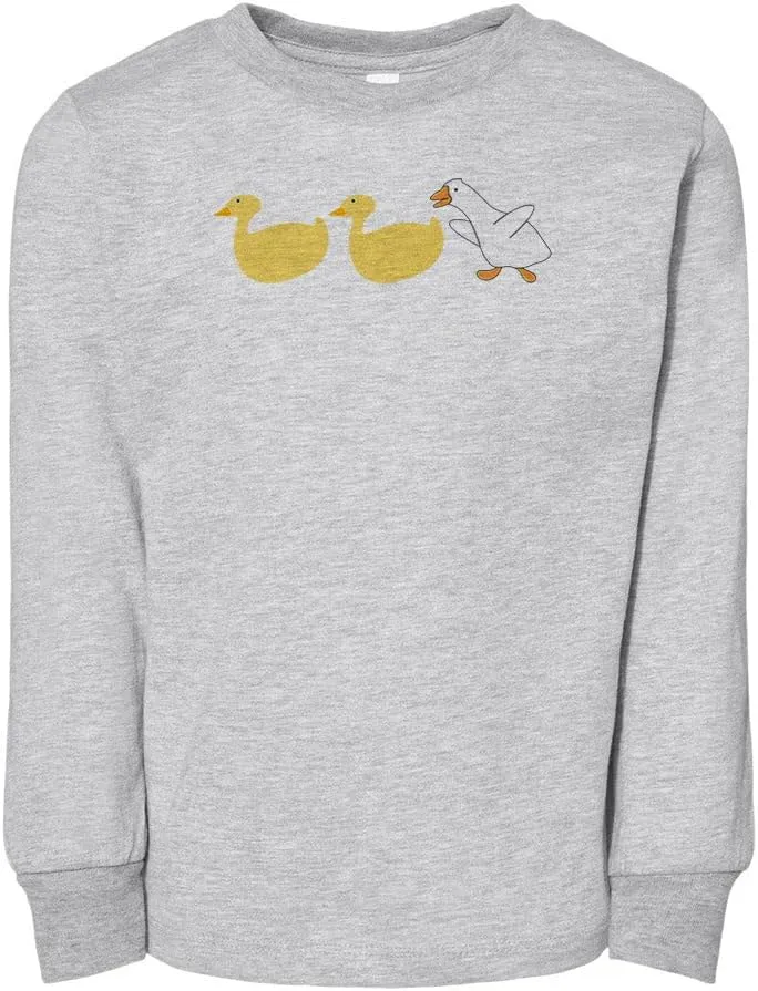 Duck Duck Goose Toddler Kids Long Sleeve T-Shirt