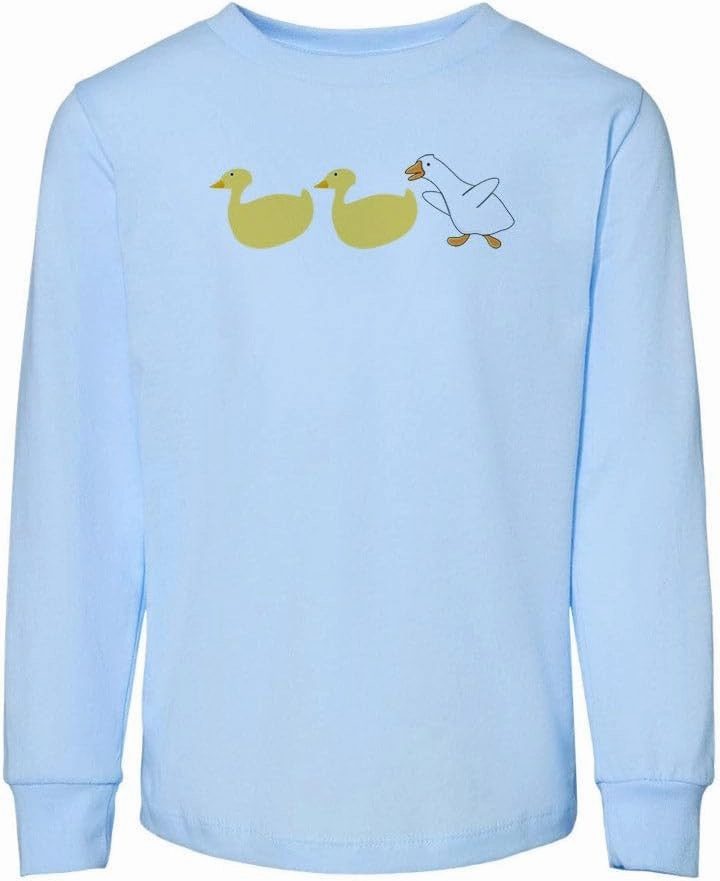 Duck Duck Goose Toddler Kids Long Sleeve T-Shirt
