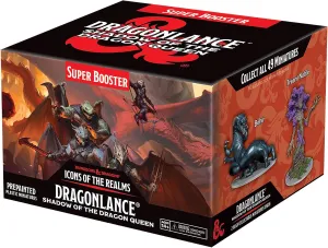 Dungeons & Dragons D&D Icons of The Realms: Dragonlance Super Booster (Set 25) - Contains 2 Huge Miniatures, Randomly Assorted, Pre-Painted RPG Figures, Dungeons & Dragons