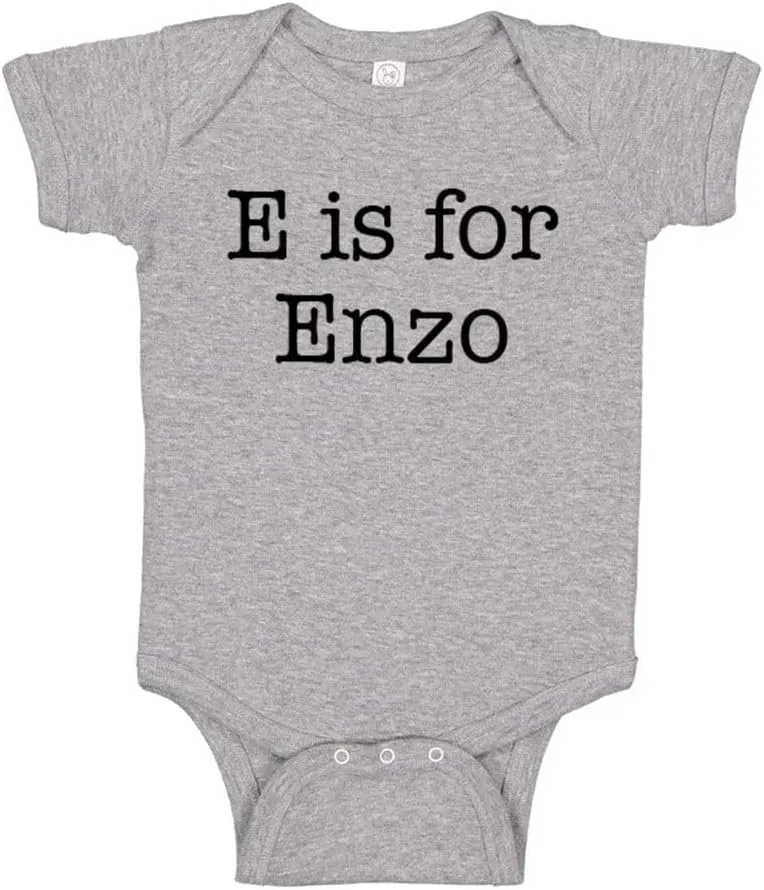 E is for Enzo Baby Infant Bodysuit