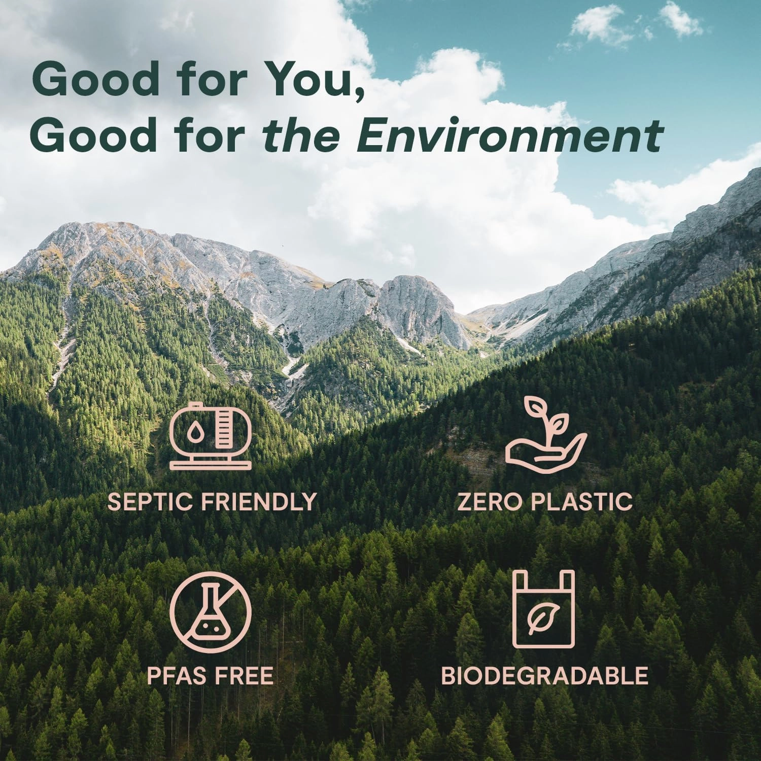 ecoHiny Premium & Soft Bamboo Toilet Paper | 24 Mega Rolls, 3 ply & 350 Sheets | FSC Certified, PFAS Free, BPA Free, Septic Safe | Tree Free Toilet Tissues | Plastic Free Packaging