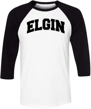 Elgin Collegiate Three-Quarter Raglan Sleeve Baseball Shirt Unisex