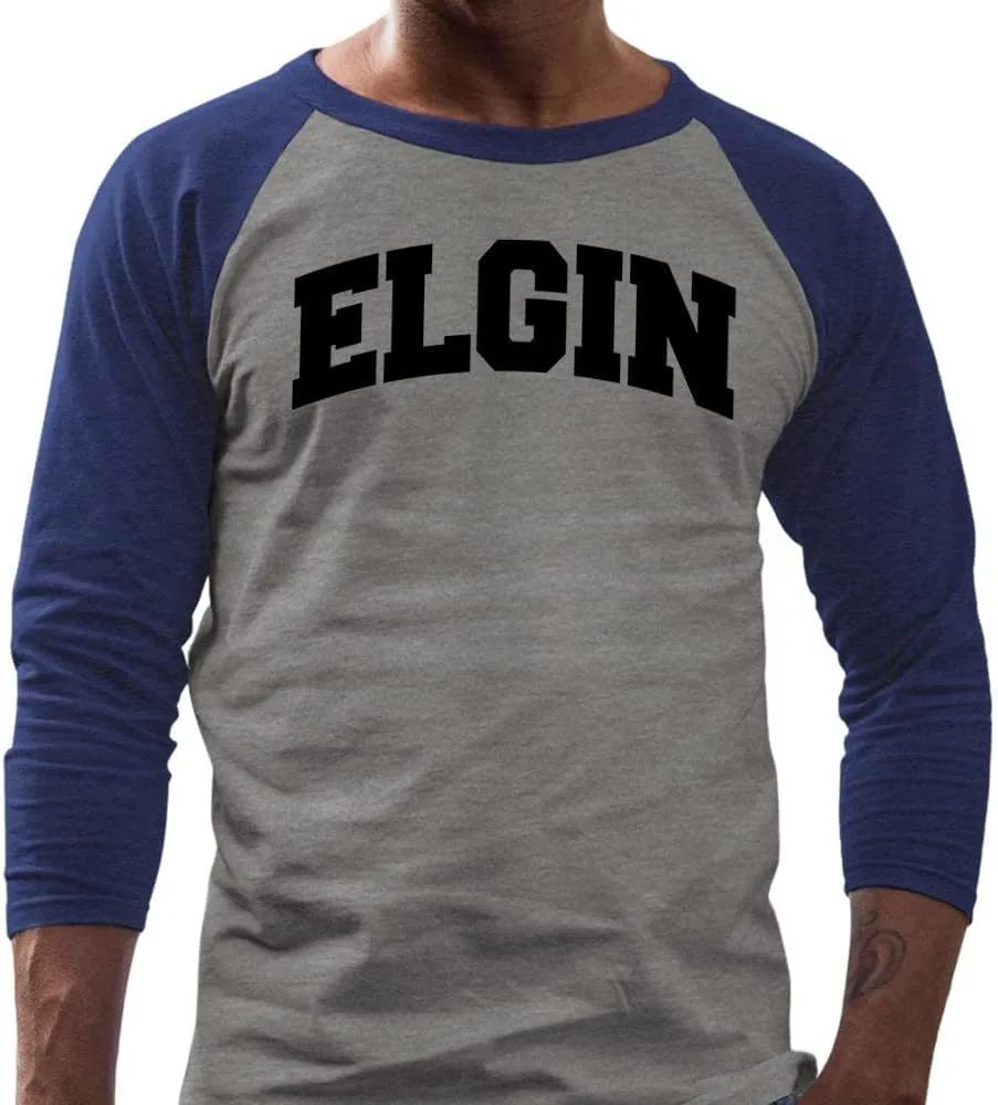 Elgin Collegiate Three-Quarter Raglan Sleeve Baseball Shirt Unisex
