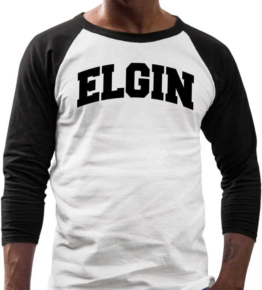Elgin Collegiate Three-Quarter Raglan Sleeve Baseball Shirt Unisex