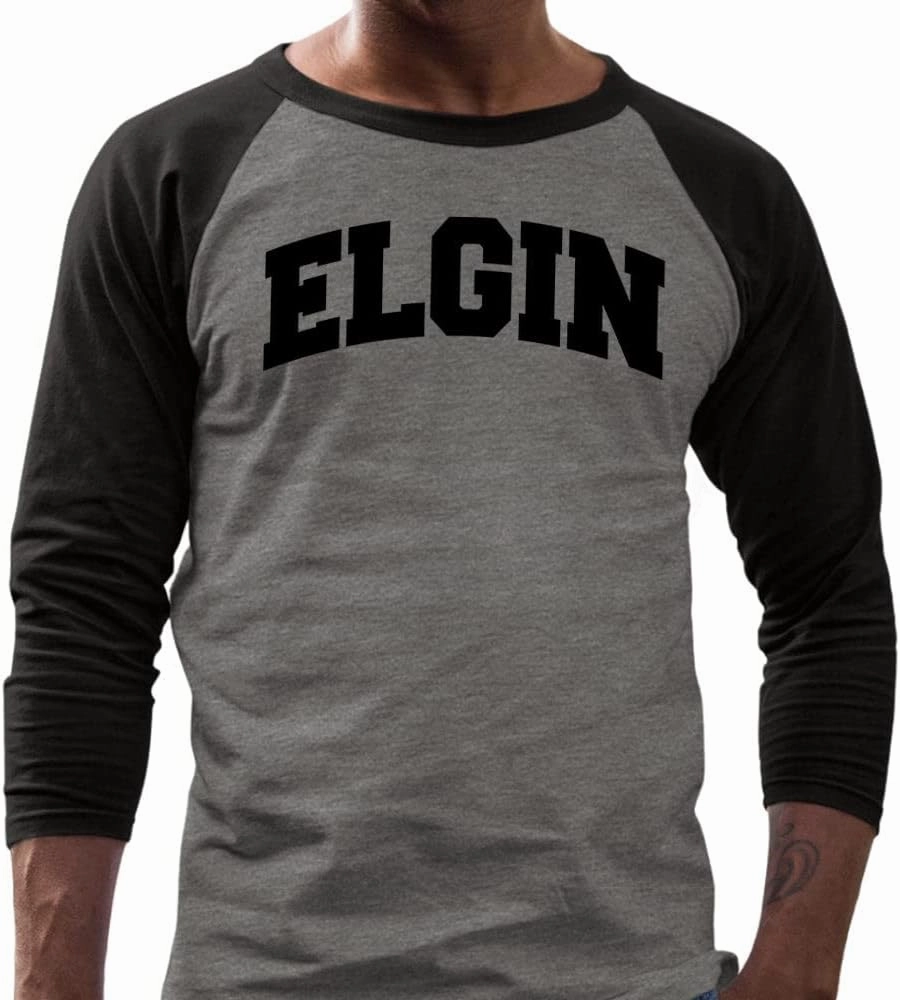 Elgin Collegiate Three-Quarter Raglan Sleeve Baseball Shirt Unisex