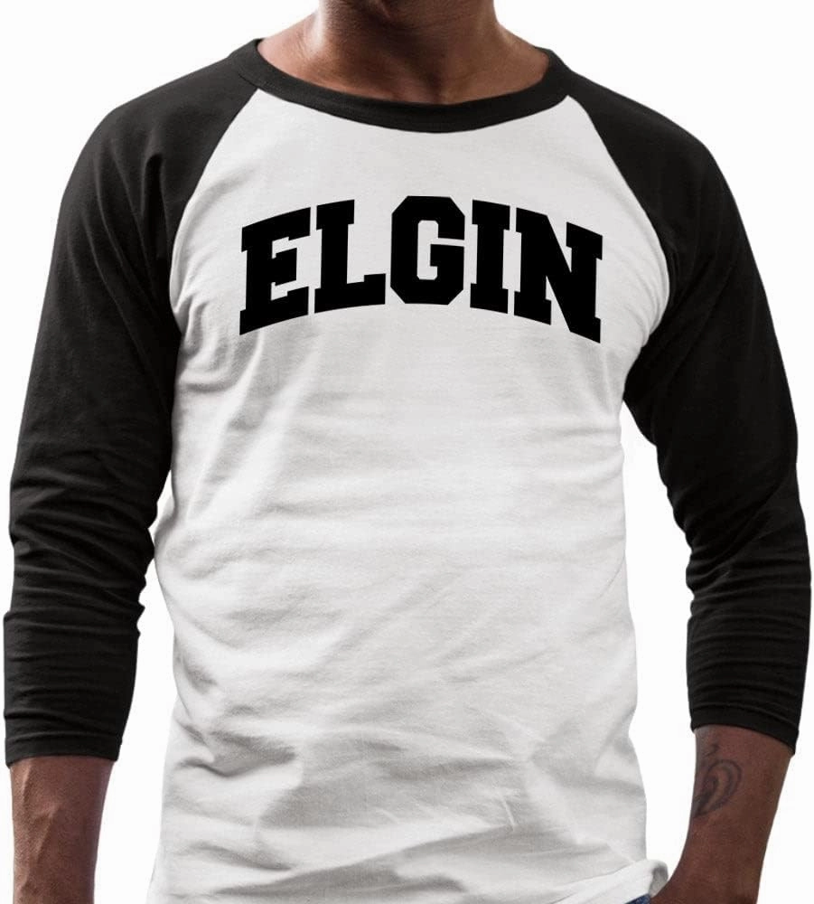 Elgin Collegiate Three-Quarter Raglan Sleeve Baseball Shirt Unisex