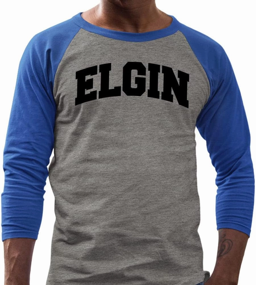 Elgin Collegiate Three-Quarter Raglan Sleeve Baseball Shirt Unisex