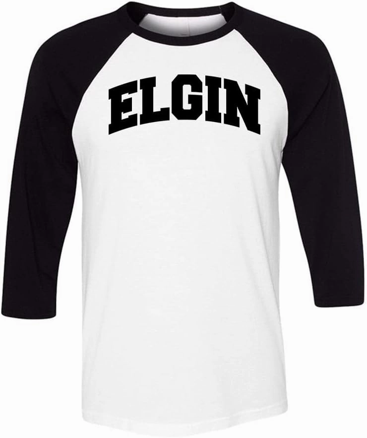 Elgin Collegiate Three-Quarter Raglan Sleeve Baseball Shirt Unisex