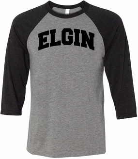 Elgin Collegiate Three-Quarter Raglan Sleeve Baseball Shirt Unisex