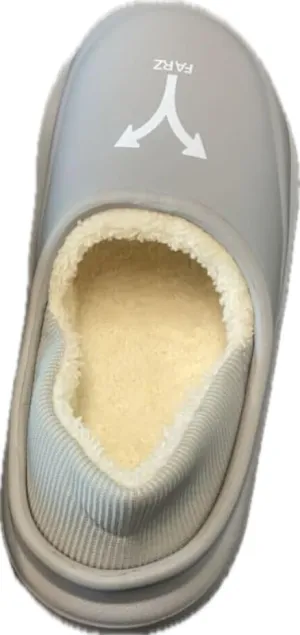 Farz Plush Heel Lock Slippers, Soft Cushioned Sole, Diabetic Friendly, Slip Resistant
