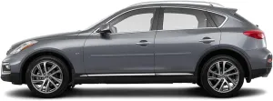 FE-INF4DR Finished End Body Side Molding Compatible with Infiniti EX35, G25, G35, G37, Q40, QX50 - Performance Blue (RBP)