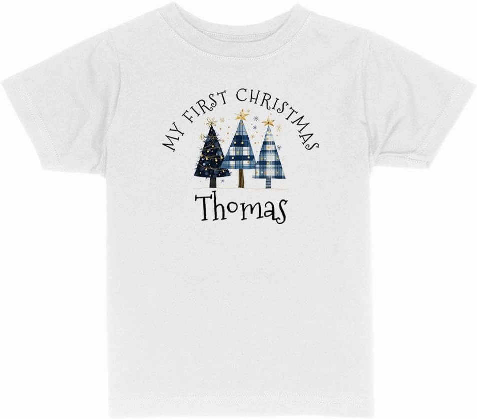 First Christmas Thomas Toddler Kids T-Shirt
