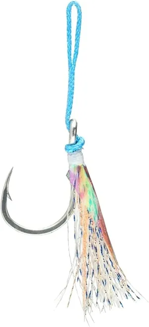 Fishing Offset Jig 3 PCS Fishing Gear Assisted Fish Hook Circle Hook Hook Silk Carbon Fiber Fishing Sea Portable Fish Hooks Set (Size : 9/0#) ()