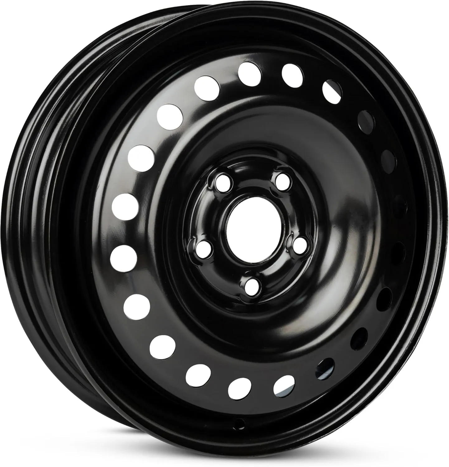 For 2013-2019 Nissan Sentra 16 Inch Painted Black Rim - OE Direct Replacement - Road Ready Car Wheel