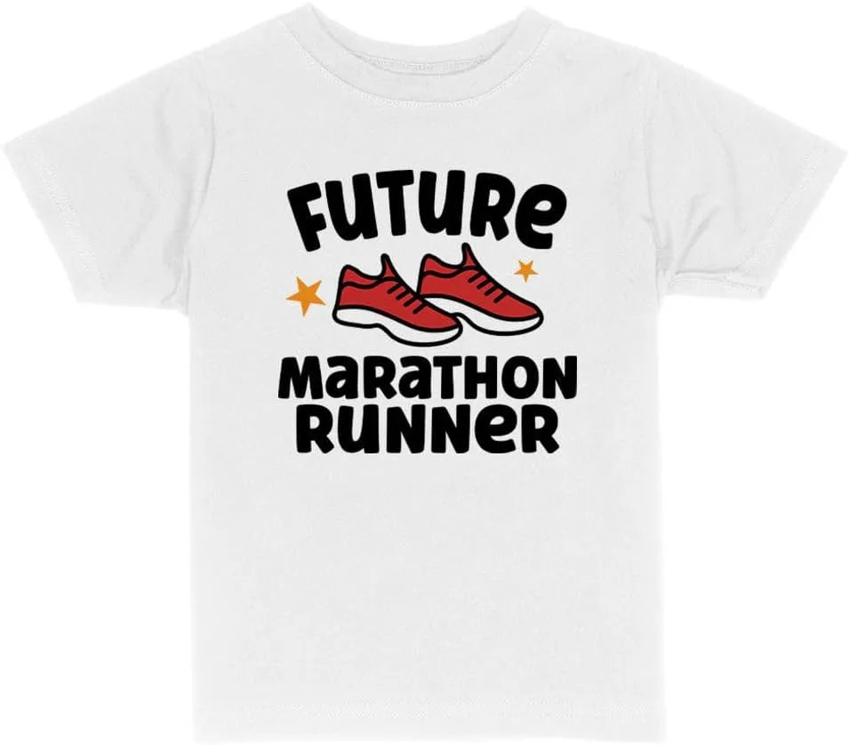 Future Marathon Runner Toddler Kids T-Shirt