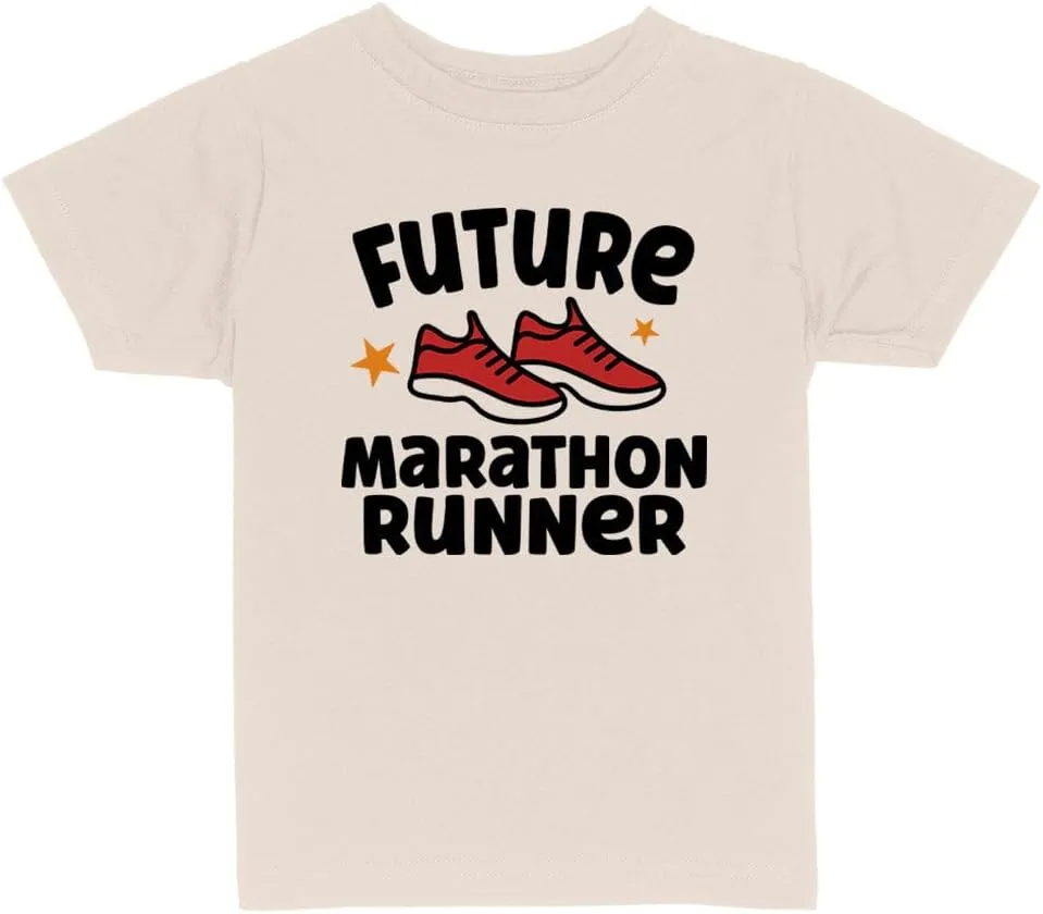 Future Marathon Runner Toddler Kids T-Shirt