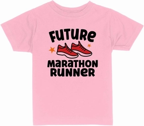 Future Marathon Runner Toddler Kids T-Shirt