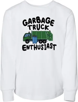Garbage Truck Enthusiast Toddler Kids Long Sleeve T-Shirt