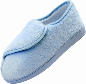 Git-up Women Soft wide Slippers Memory Foam Closed Toed Diabetic Arthritis Edema House Slippers