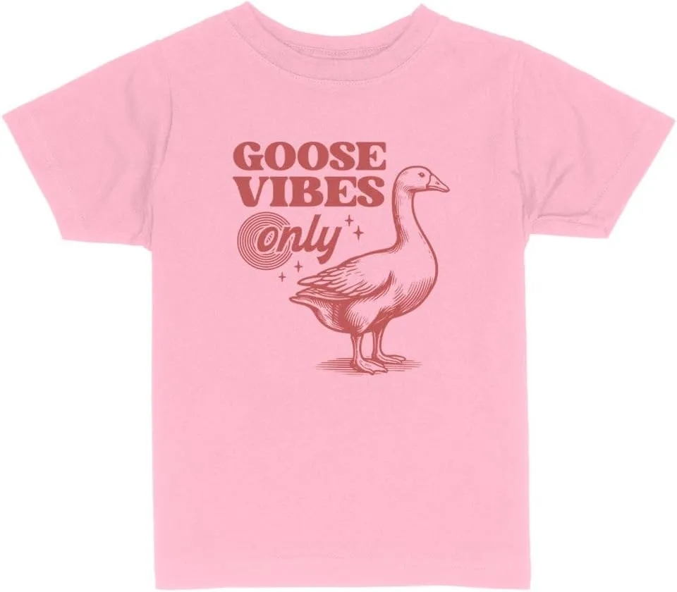 Goose Vibes Only Toddler Kids T-Shirt