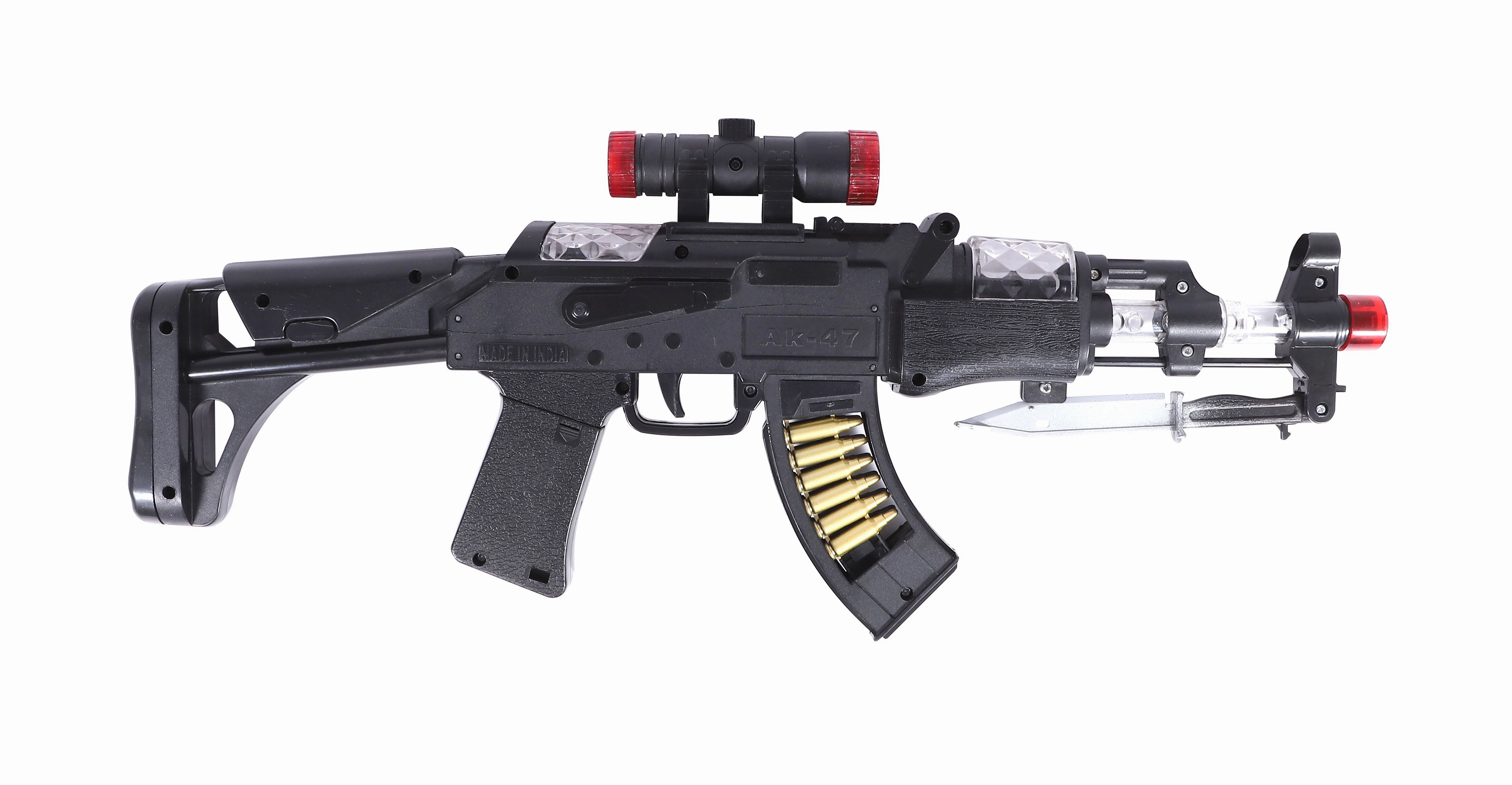 Grand Shooter Flashing Gun | Shooting Gun | Role Play Toy | Compact Toy Gun | Imaginative Play Gun | For Kids 3  years