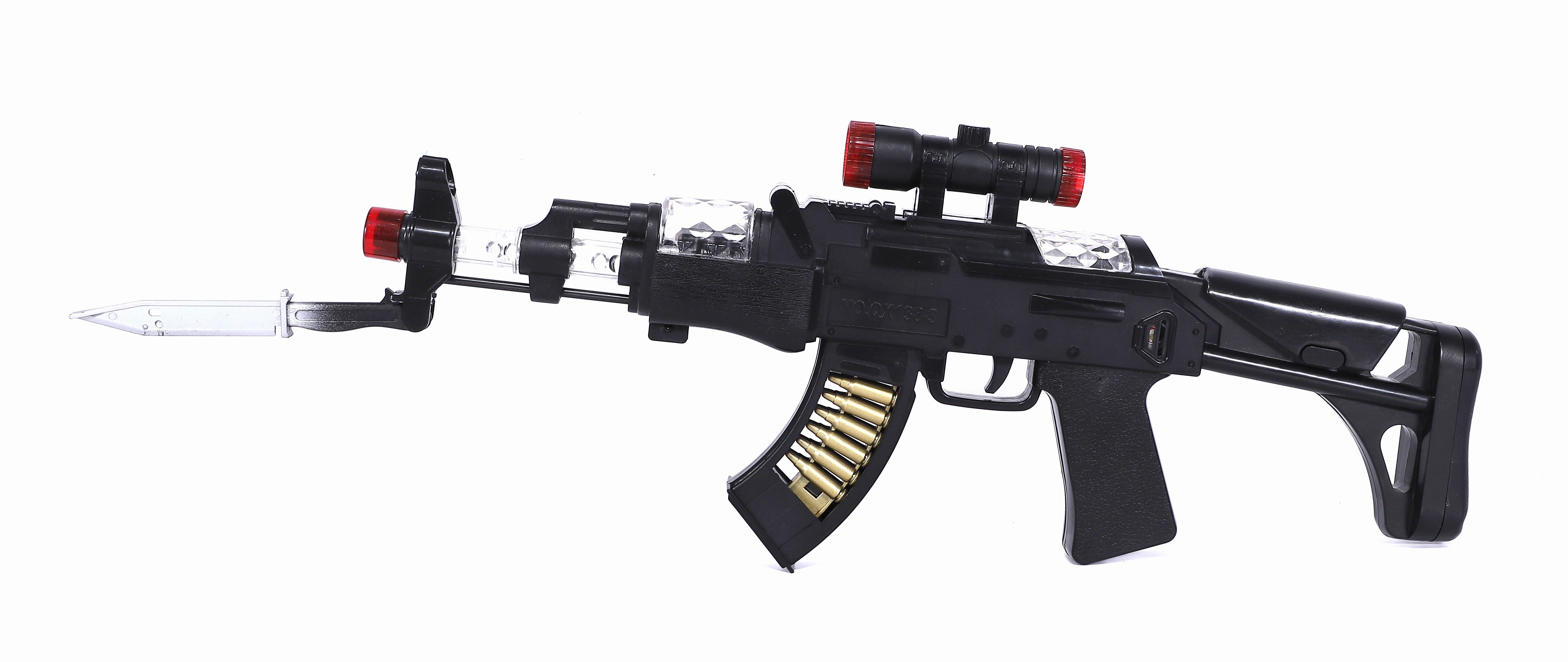 Grand Shooter Flashing Gun | Shooting Gun | Role Play Toy | Compact Toy Gun | Imaginative Play Gun | For Kids 3  years