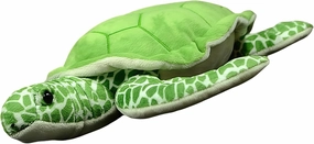 Green Sea Turtle Stuffed Animal Plush Toy, 12-Inch Ultra-Soft Green Ocean-Themed Gift for Nature Lovers