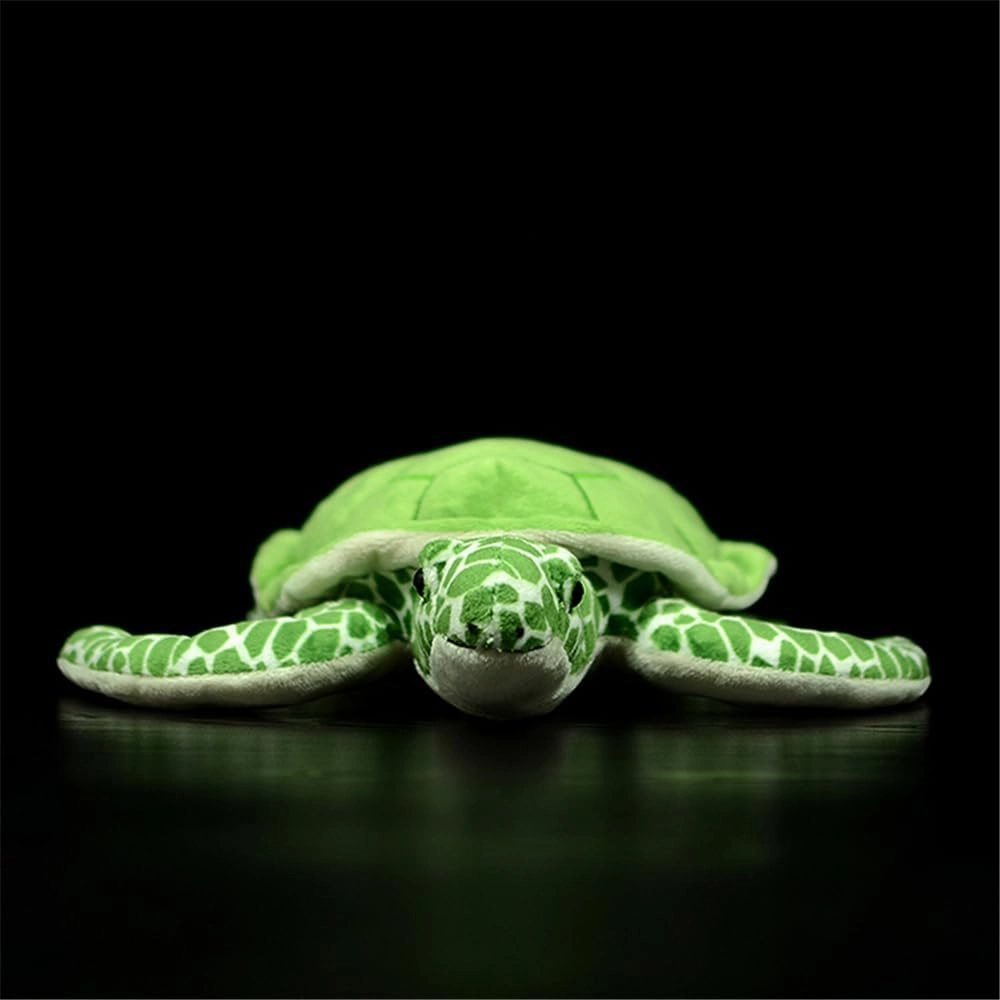 Green Sea Turtle Stuffed Animal Plush Toy, 12-Inch Ultra-Soft Green Ocean-Themed Gift for Nature Lovers