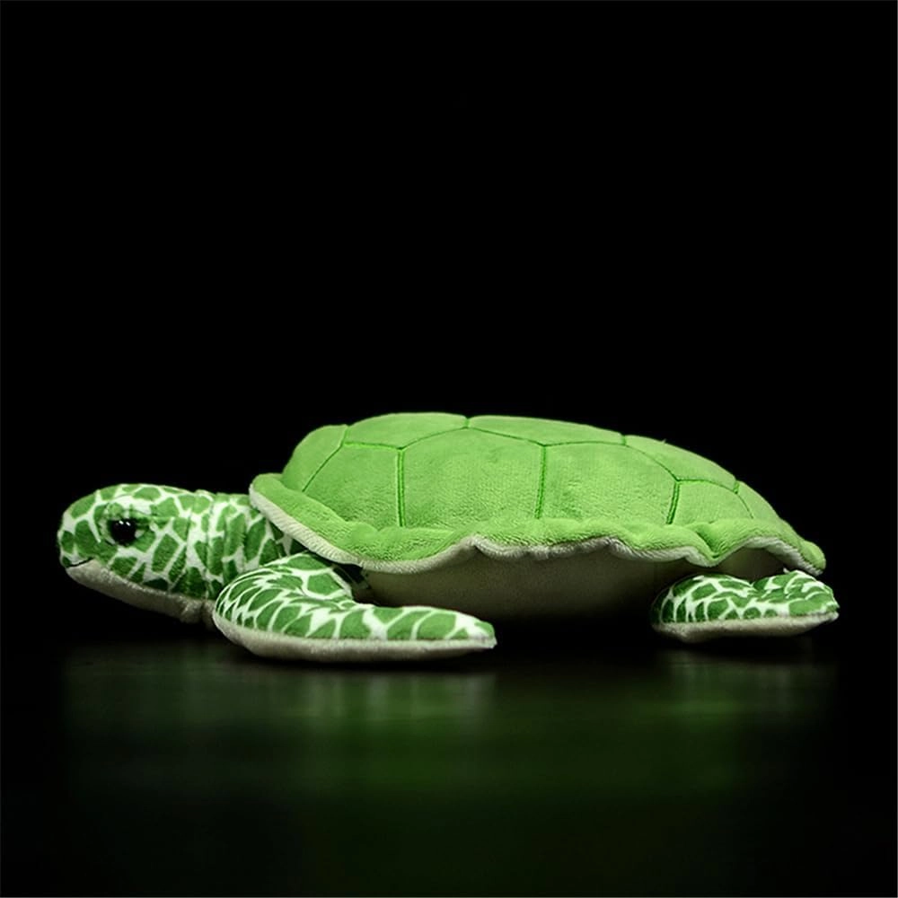 Green Sea Turtle Stuffed Animal Plush Toy, 12-Inch Ultra-Soft Green Ocean-Themed Gift for Nature Lovers