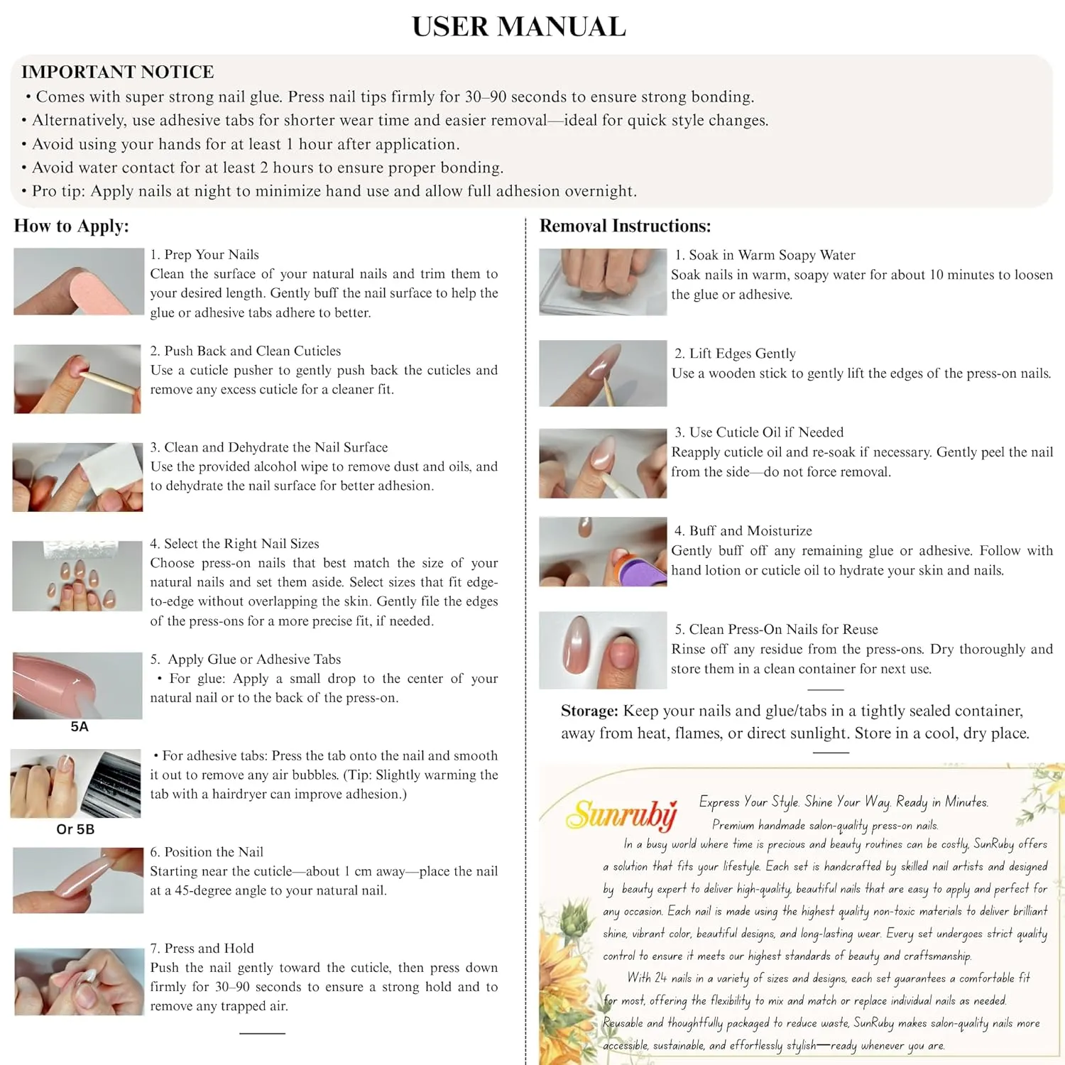 Handmade Press On Nails Medium Almond Pastel Purple with White French Tip, Flower Accents & 3D Bow. Reusable Soft Gel Nails in 12 Sizes-24 Pcs. Designed in LA. Made in Vietnam.|Lilac Lace