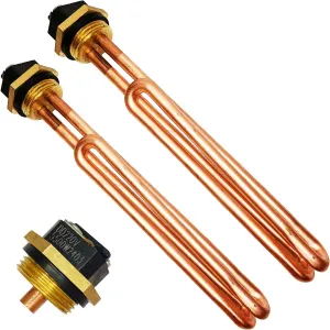 HE 55220 Heating Element, Replacements for Ecosmart Eco 8, ECO 11, ECO POU 6 Water Heating Element, Electric Tankless Heater element for Rheem/Eemax/Richmond, 5.5 kW 220v and 6 kw 240v, 2 Pack